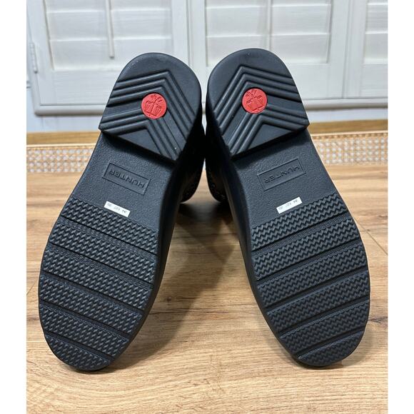 Hunter Womens Refined Tall Stud Cuff Boots Black Size 6 US 37 EU NWOB Rain Boots - Picture 13 of 15